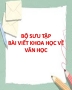 Bộ sưu tập Bài viết khoa học hay về Văn học